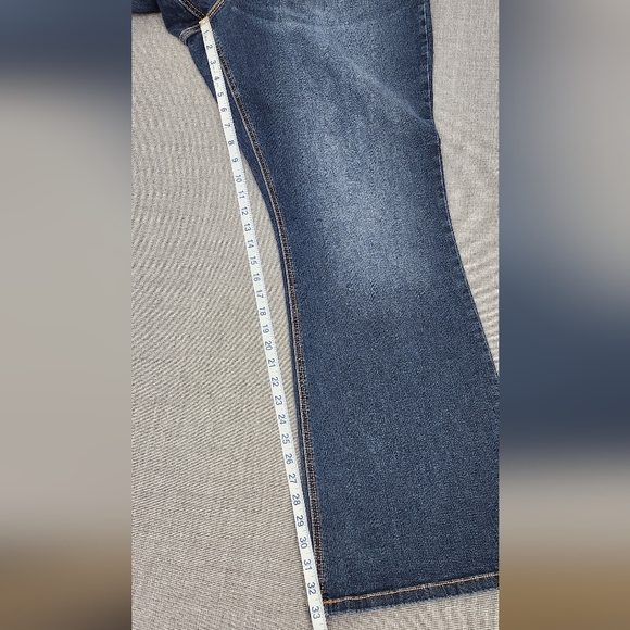 Torrid Luxe Slim Boot Dark Wash Stretch Denim Jeans. 24 Tall - Picture 6 of 12